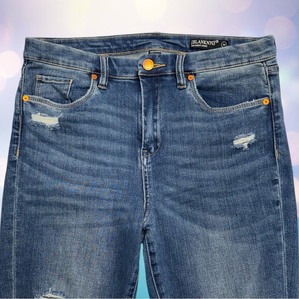 BLANK NYC Women’s 30 THE GREAT JONES High Rise Skinny Blue Jeans